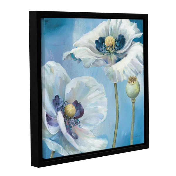 ArtWall Lisa Audit's Blue Dance II, Gallery Wrapped Floater-framed Canvas 24x24 2aud011af