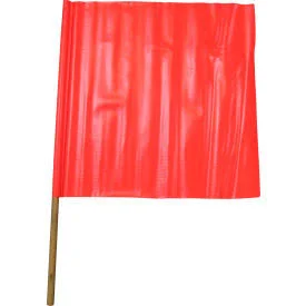 Vizcon Traffix Devices Nylon Safety Flag - Orange, 24x22x24x22