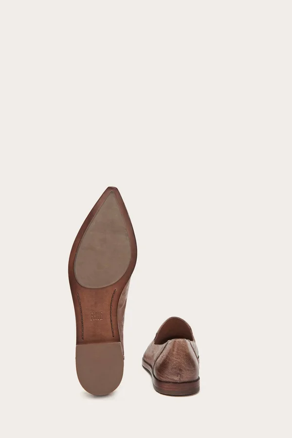 Frye Women's Kenzie Venetian Shoe, Grey, Size 6