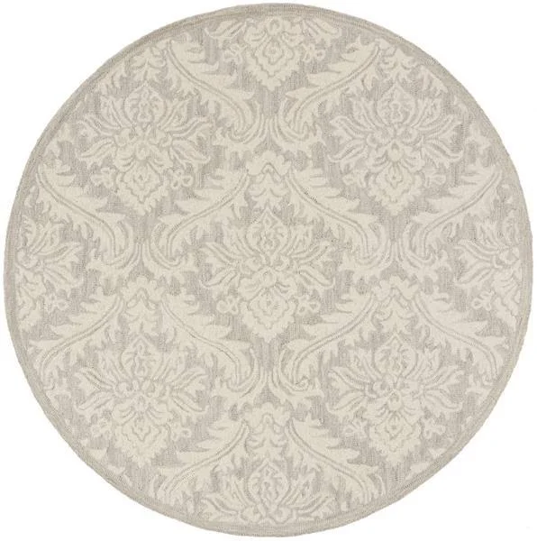 Safavieh Micro-Loop 513 Area Rug, Silver, 9& x 12& Rectangle