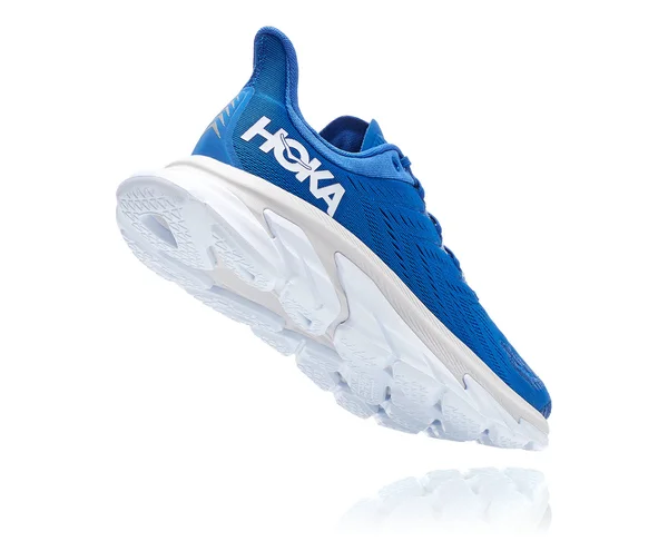 Hoka One One Men's Clifton Edge Shoe - 9 - Turkish Sea, White