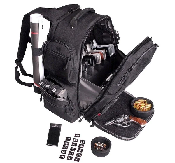 G Outdoors - Executive Backpack - with Cradle for 5 Handguns