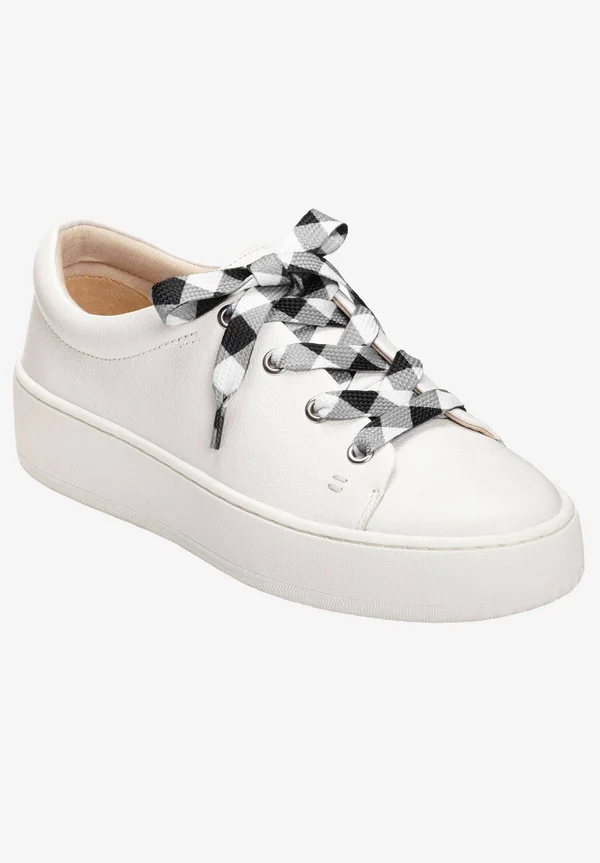 Aerosoles Women's Term Paper Sneaker, White Leather