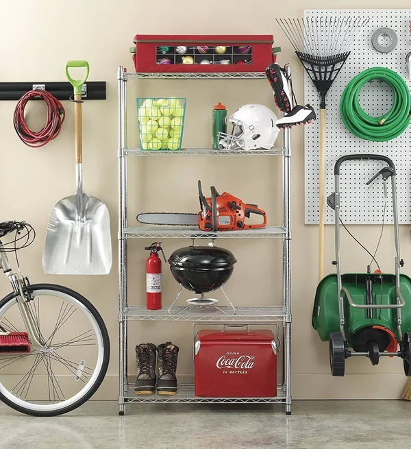 Whitmor 5-Tier Chrome Supreme Shelving