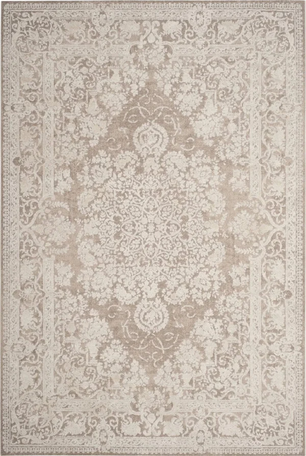 Safavieh Reflection RFT664A 6&7x22 x 6&7x22 Round Beige, Cream Area Rug