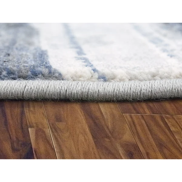 Dynamic Rugs Eclipse 63423 6&7x22 x 9&6x22 Area Rug - Blue