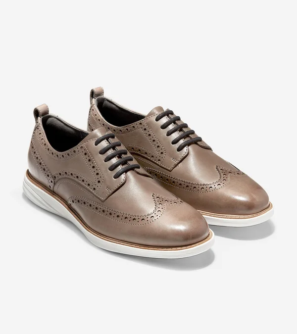 Cole Haan Men's Grand Evolution Wingtip Oxford Ironstone Style C31350