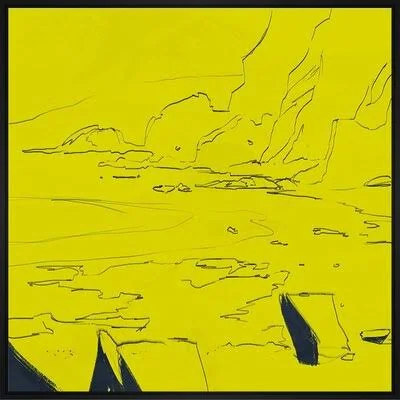 Yellow View - Picture Frame Painting Print on Canvas JBass Grand Gallery Collection