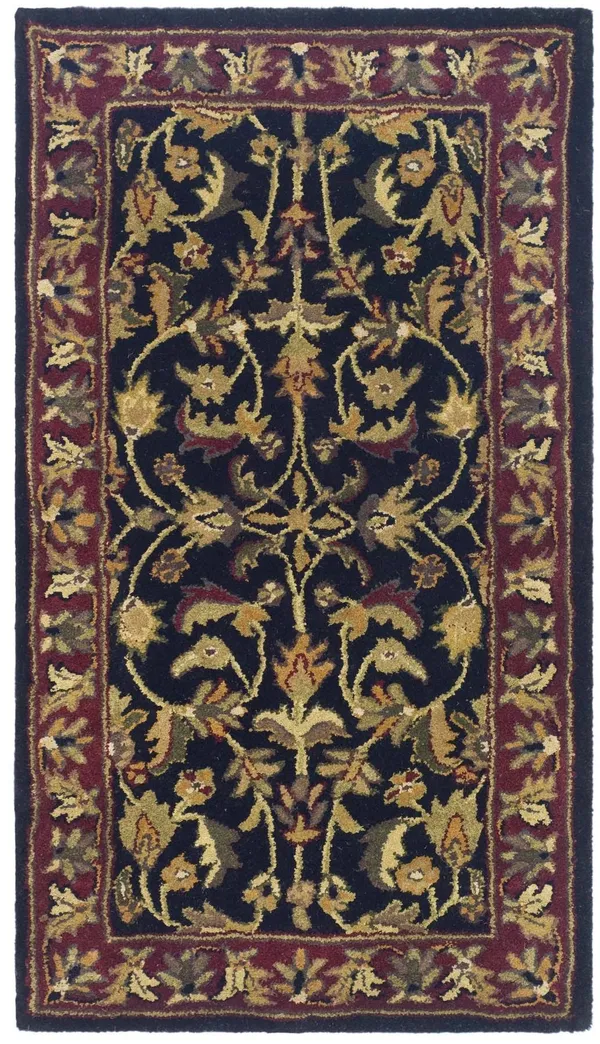 Safavieh Heritage HG953A Area Rug - Black/Red, Size: 4& x 6&
