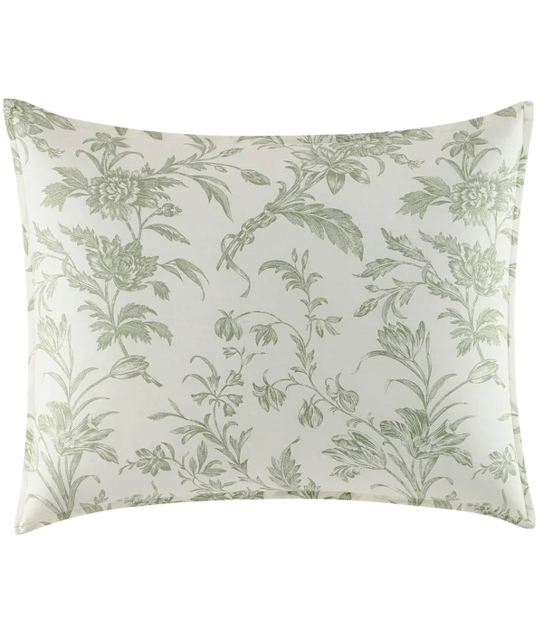 Green Natalie Comforter Set (Full/Queen) - Laura Ashley