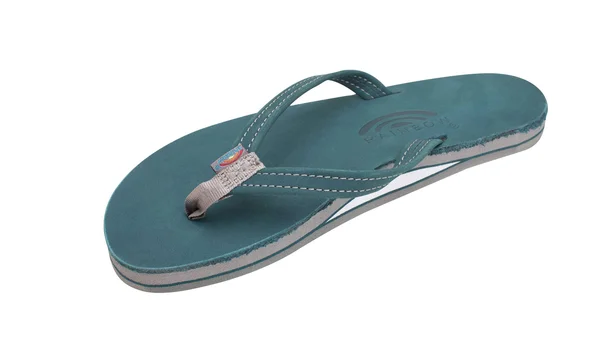 Rainbow Sandals - Narrow Single Layer Wmns - Medium - Turquoise Grey