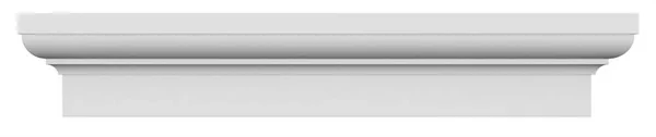 Ekena Millwork CRH06X111ST-2 111x22 Bottom Width x 115 1/4x22 Top Width x 5 1/2x22H x 1 3/4x22P Stafford Crosshead