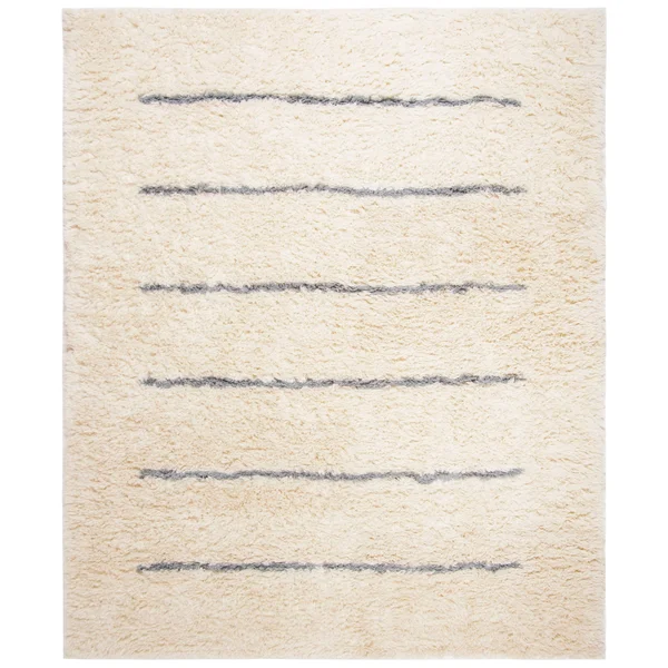 Safavieh Kenya Rug Collection KNY750F - Ivory, Grey - 6& x 9&