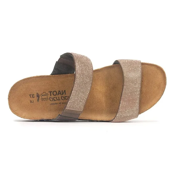 Women's Naot Bianca Slide Sandal, Size: 38, Beige