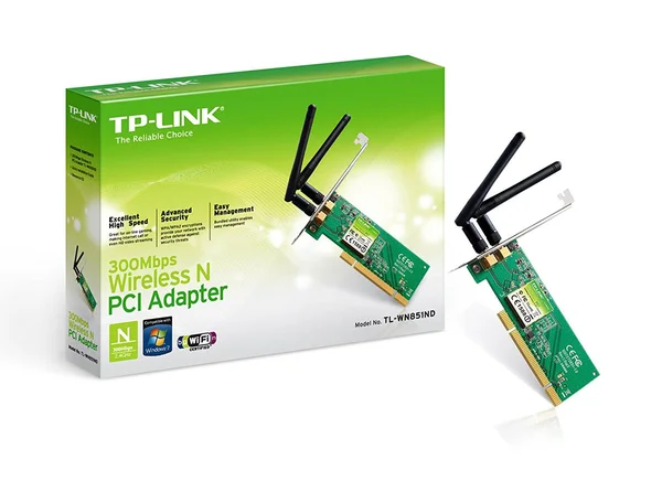 TP-Link TL-WN851ND Network Adapter - PCI - 802.11b/g/n - Detachable Antenna