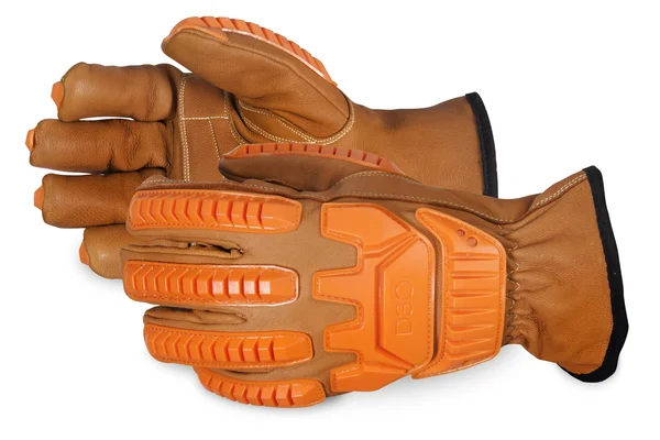 Superior Glove 378GKGD3OL Goatskin Kevlar Lined Driver Gloves Anti Impact D3O