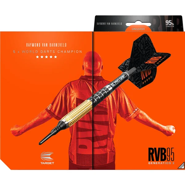 Target Raymond Van Barneveld RVB Gen 2 Soft Tip Darts - 19gm