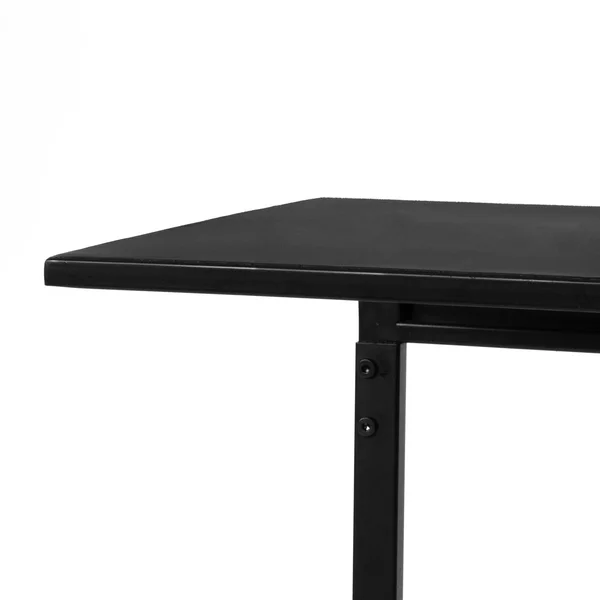 Black C-Shaped Desk