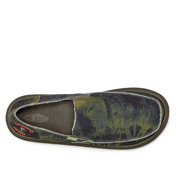 Sanuk Mens Vagabond Grateful Dead Green Navy 8