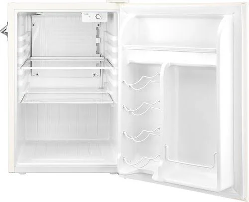 Insignia - 2.5 Cu. ft. Retro Mini Fridge - Cream