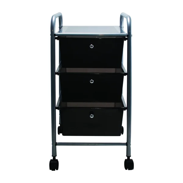 Advantus Organizer;3 Drawer;Smoke, 15.25 x 13 in