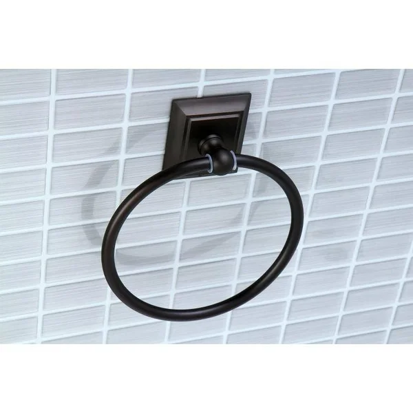 Kingston Brass BA6014ORB Millennium Oil Rubbed Bronze Towel Ring