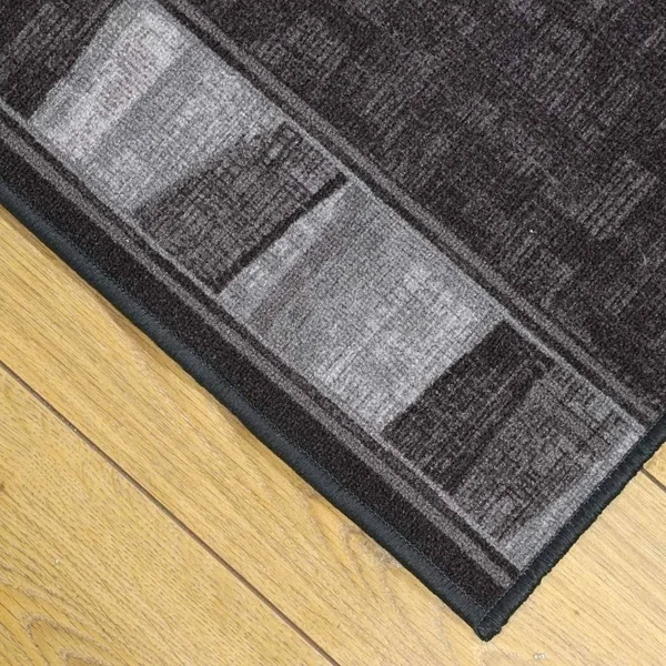 runrug USA Alba Graphite Hallway Carpet Rug Runner Length: 22 foot, WI