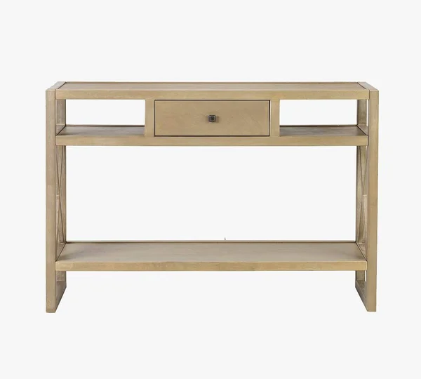 Bradbury 46x22 Trestle Console Table - Natural