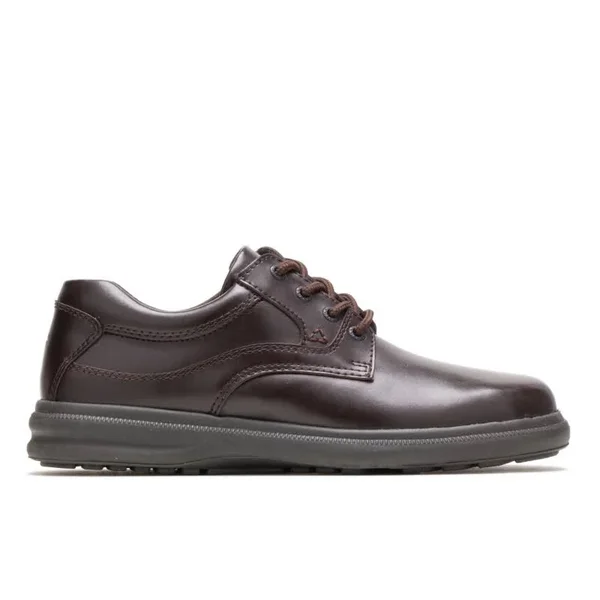 Hush Puppies Men's Glen Leather Shoes - Brown, 11.5