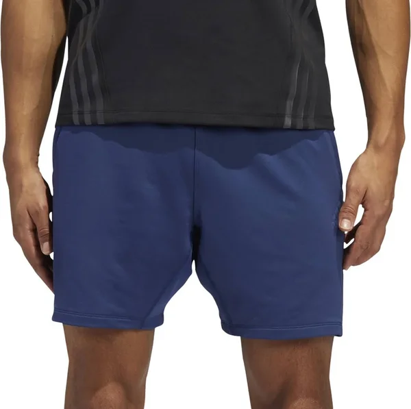 Adidas AEROREADY 3S Cold Weather Knit Shorts Blue - L