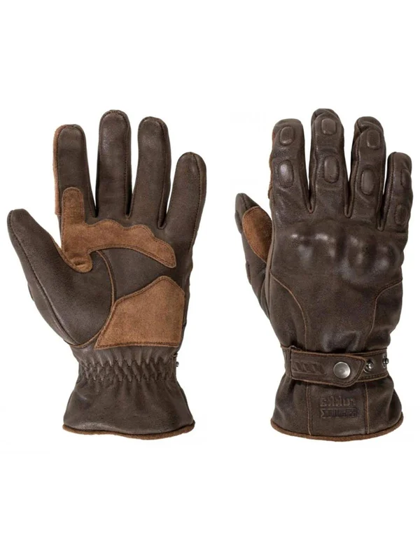 Rukka Beckwith Motorcycle Leather Gloves (Brown)