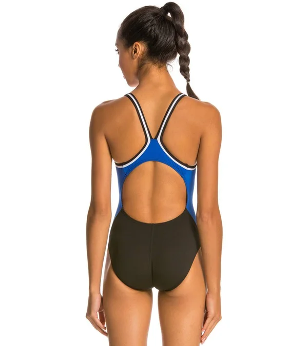 Dolfin Women's Reliance Color Block DBX Back Black/Royal/White 26