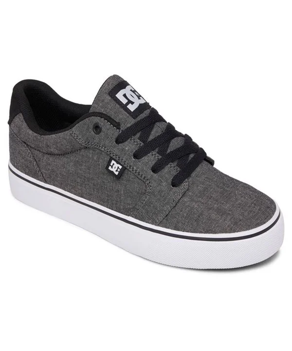 DC Shoes Mens Anvil Shoes - Black Resin - 11