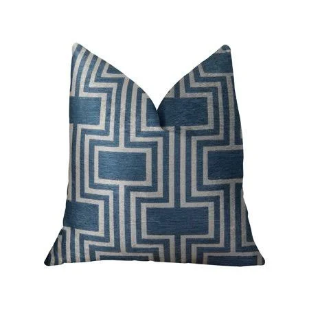 Plutus Midnight Conduit Handmade Throw Pillow, (20x22 x 26x22 Standard)