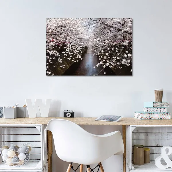 iCanvas Cherry Blossom Season - Tokyo, Japan Art by Matteo Colombo Canvas Art Wall Decor ( Floral & Botanical > Flowers u