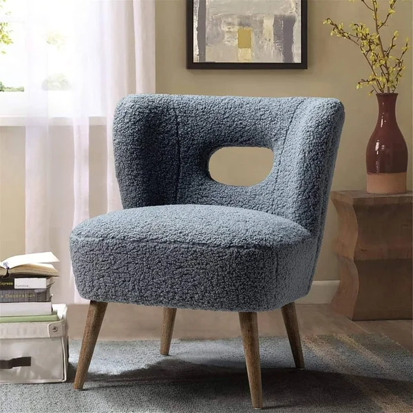 14karat Home Mini Vegan Wingback Chair - Mustard, Size: Medium, Yellow