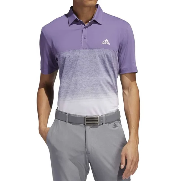 Adidas Ultimate365 Fade Stripe Polo Tech Purple/Purple Tint XX-Large