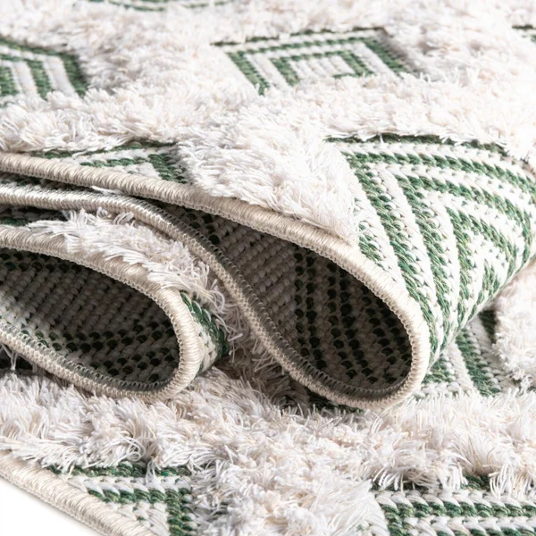 Sabrina Soto Casa Green 8 ft Runner Area Rug