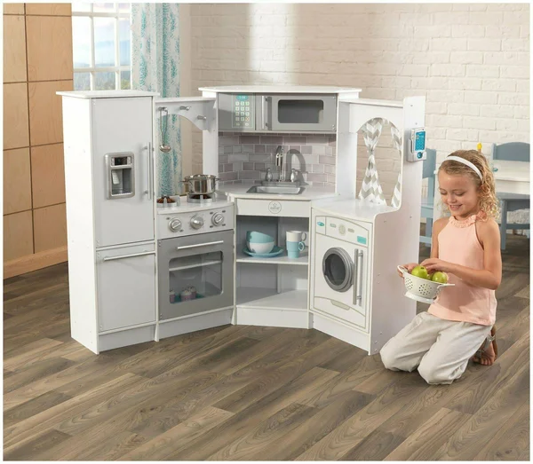 Kidkraft Ultimate Corner Play Kitchen Set White
