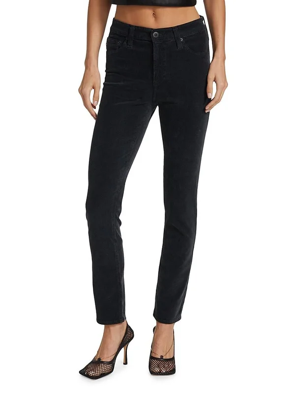 Ag Jeans Women's Mari Skinny Jeans - Sulfur Black - Size 25