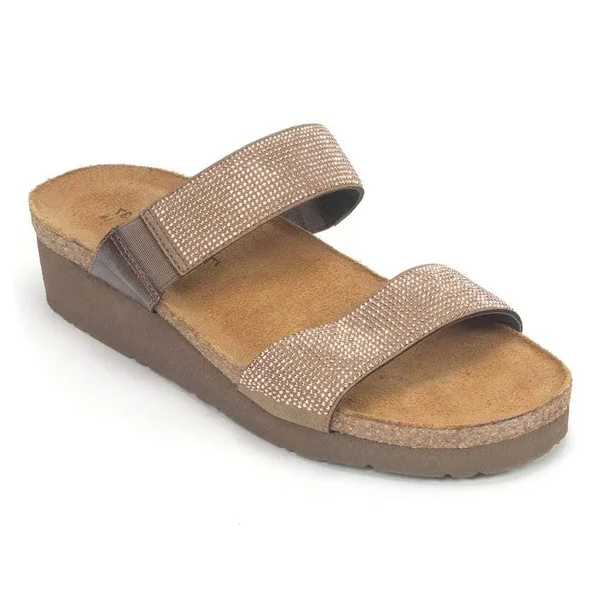 Women's Naot Bianca Slide Sandal, Size: 38, Beige