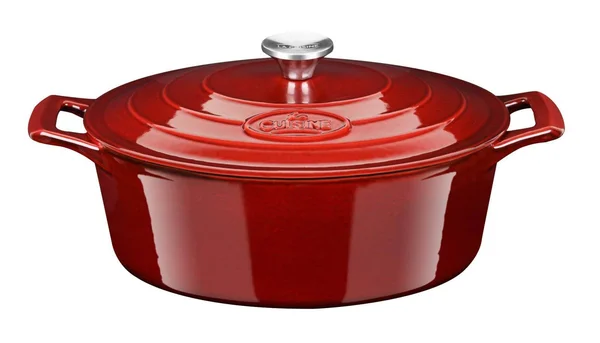 La Cuisine 6110mb Premium Enameled Cast Iron Covered Oval Dutch Oven - Pot, Casserole, French Oven, 5-Quart (QT) - Matte Black En