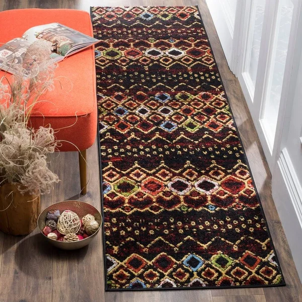 Safavieh Amsterdam Bridget Moroccan Boho Rug - 2&3x22 x 22& Runner - Ivory/Multi