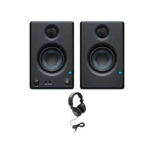 PreSonus Eris E3.5 (Pair) Active Studio Monitor Powered Speaker + Headphones