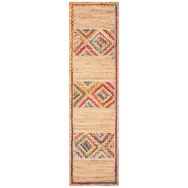 Safavieh Natural Fiber NF920B 2&3x22 x 8&0x22 Runner Natural - Multi Area Rug