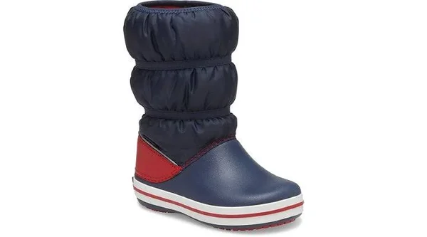 Crocs Kids& Crocband Winter Boot - Navy Blue/Red, C12