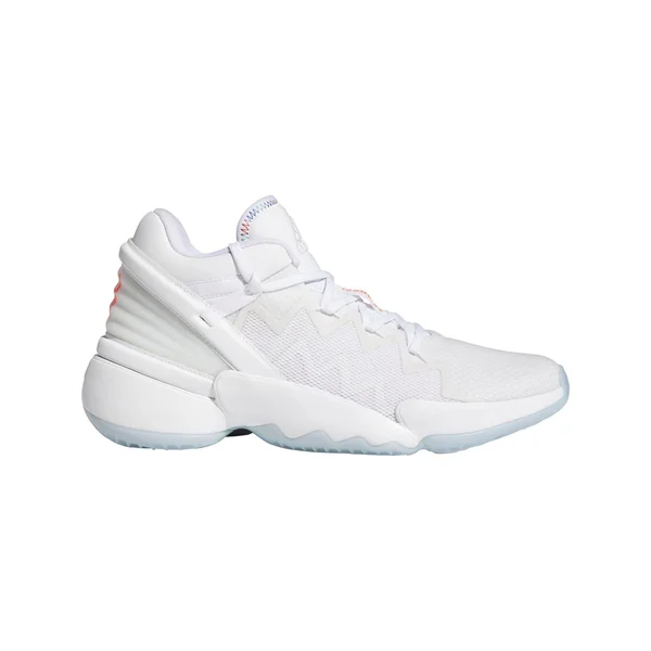 Adidas D.O.N. Issue #2 - Mens Basketball Shoes - White/Cream White/Scarlet, Size 8.5