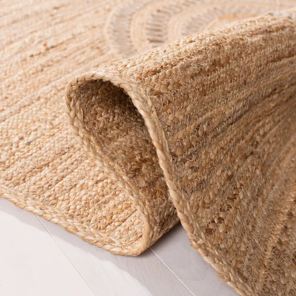 Safavieh Natural Fiber Rug Collection NF372B - Beige - 6& x 6& Square