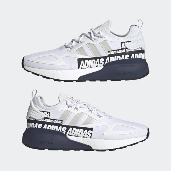 Adidas ZX 2K Boost Shoes Cloud White 10.5 - Mens Originals Shoes