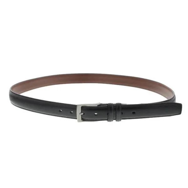 Perry Ellis Big and Tall Leather Belt - Black - 50